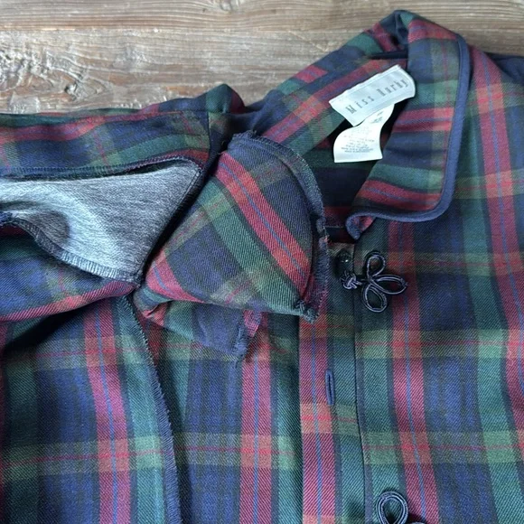 Vintage Miss Dorby dark plaid jacket EVC size 12 - Picture 11 of 12